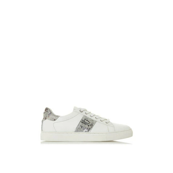 Dune London 'Elis Jl' Leather Trainers For Female - Image 6
