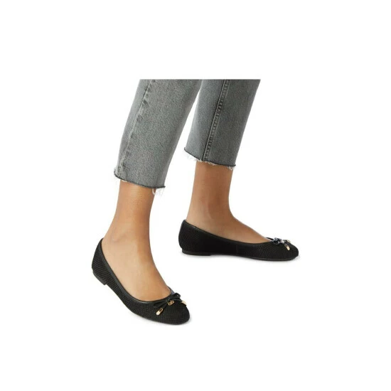 Dune London 'Harpar 2' Leather Ballet Pumps For Female - Image 5