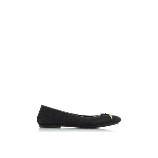 Dune London 'Harpar 2' Leather Ballet Pumps For Female - Image 7