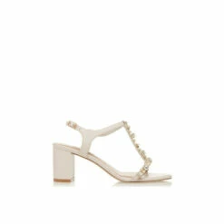 Dune London 'Magenta' Leather Sandals For Female