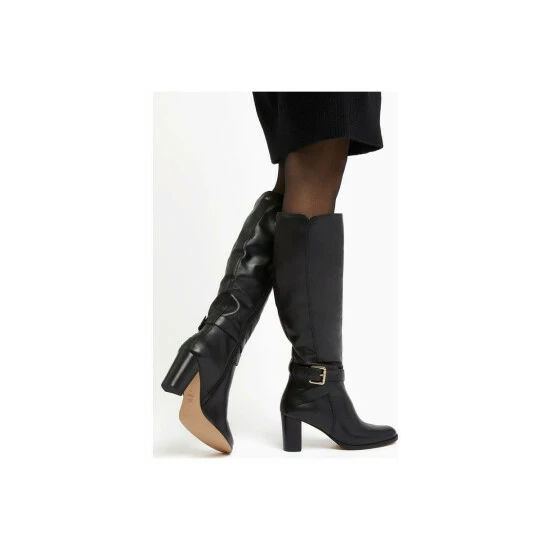 Dune London 'Thia' Leather Knee High Boots For Female - Image 5