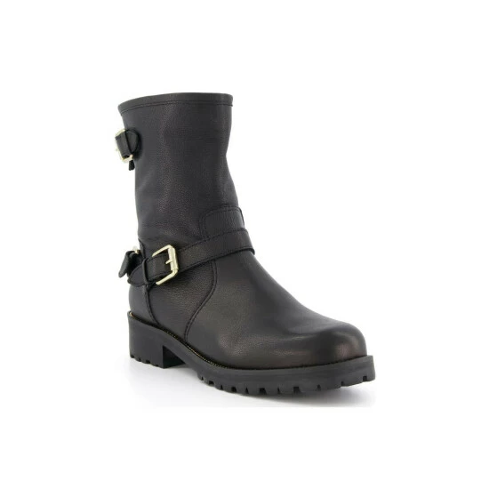 Dune London 'Panthers' Leather Biker Boots For Female - Image 2