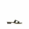 Dune London &apos;Loupe&apos; Leather Sliders For Female