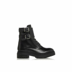 Dune London &apos;Pixie&apos; Leather Biker Boots For Female