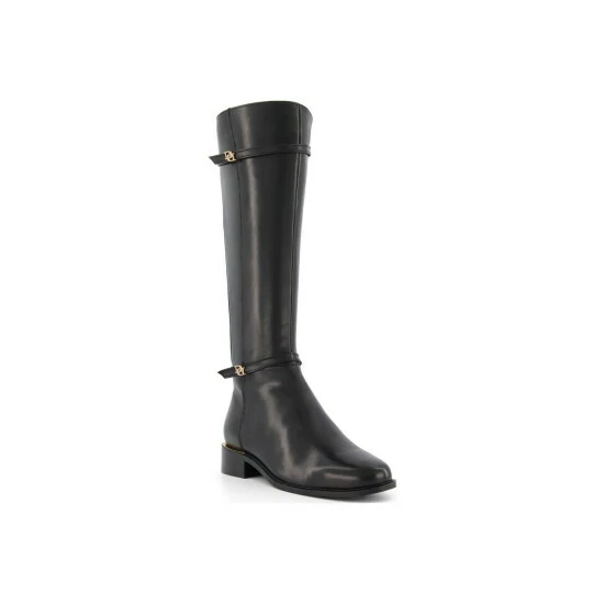 Dune London 'Tap' Leather Knee High Boots For Female - Image 2