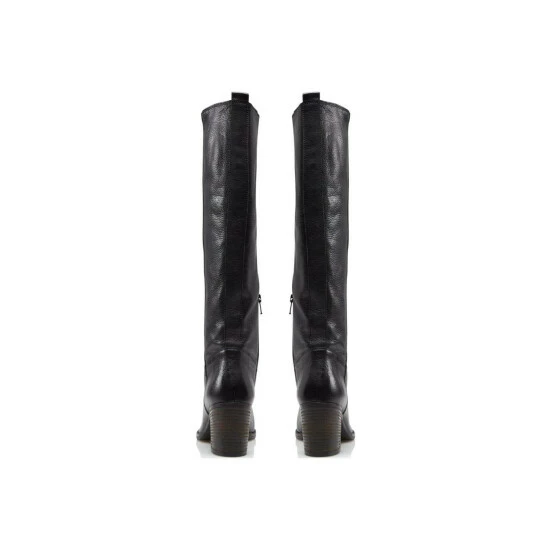 Dune London 'Troop' Leather Knee High Boots For Female - Image 3