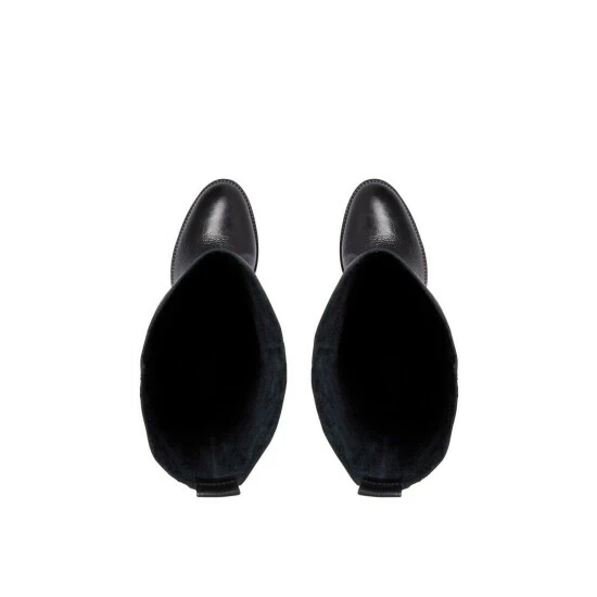 Dune London 'Troop' Leather Knee High Boots For Female - Image 4