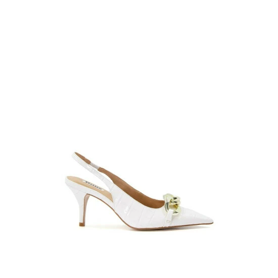 Dune London 'Canary' Leather Strappy Heels For Female - Image 7