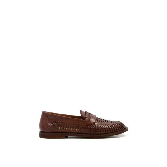 Dune London Wide Fit 'Brighton Roc' Leather Loafers For Male