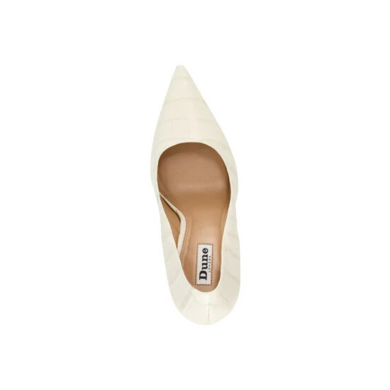 Dune London 'Bento' Leather Court Shoes For Female - Image 4