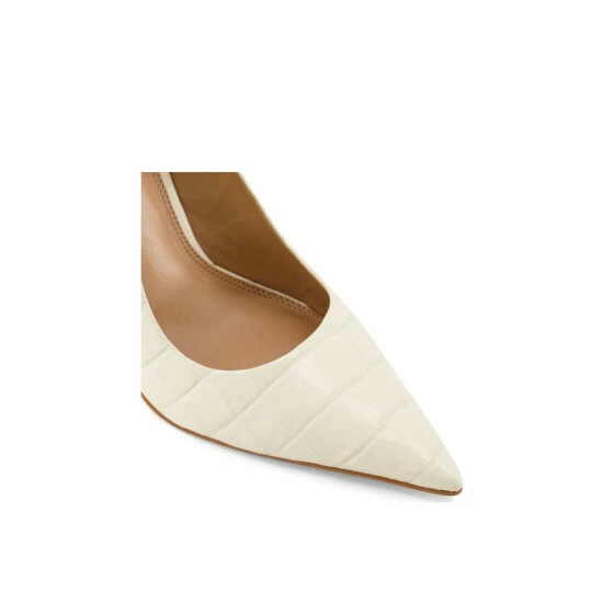 Dune London 'Bento' Leather Court Shoes For Female - Image 6