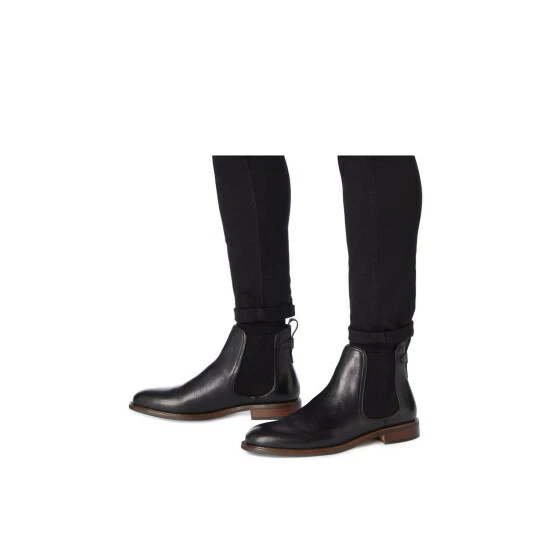 Dune London 'Character' Leather Chelsea Boots For Male - Image 5
