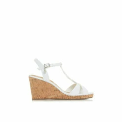 Dune London &apos;Koala&apos; Leather Wedges For Female