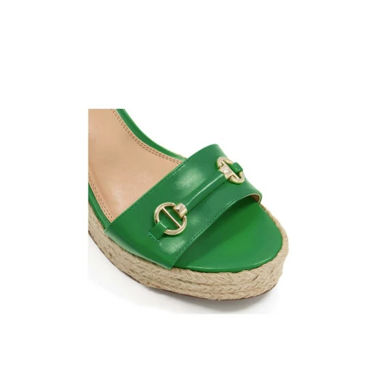 Dune London 'Kai' Leather Wedges For Female - Image 6