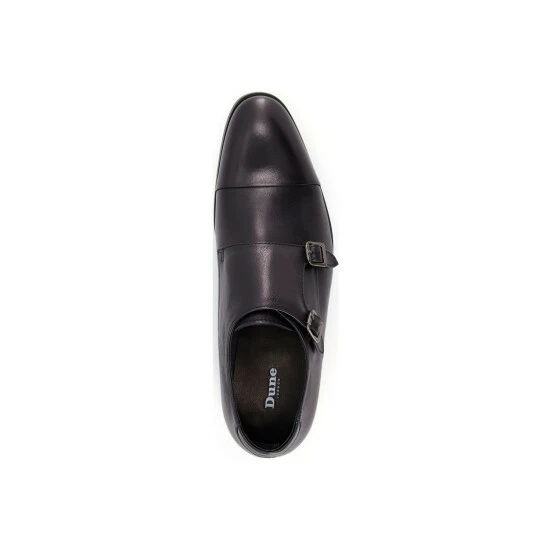 Dune London 'Schemer' Leather Monk Straps For Male - Image 4
