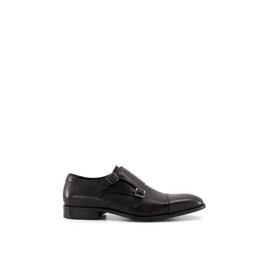 Dune London 'Schemer' Leather Monk Straps For Male - Image 7