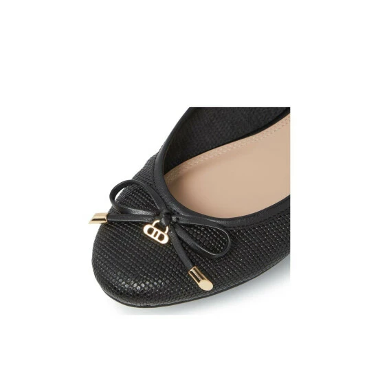 Dune London 'Harpar 2' Leather Ballet Pumps For Female - Image 6